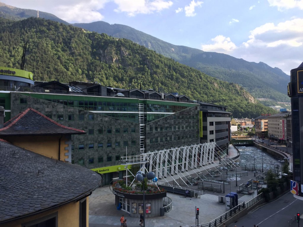 View from our hotel in Andorra la Vella