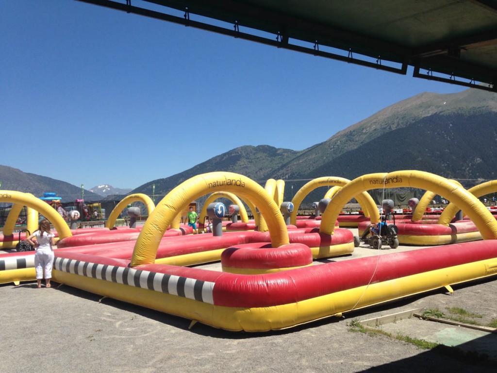 We spent a day at Naturlandia, an outdoor adventure park up in the mountains of Andorra.