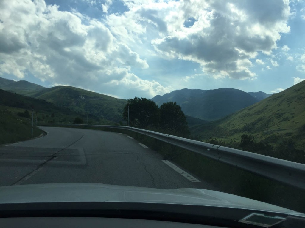 Driving into Andorra from the south of France as stunning.