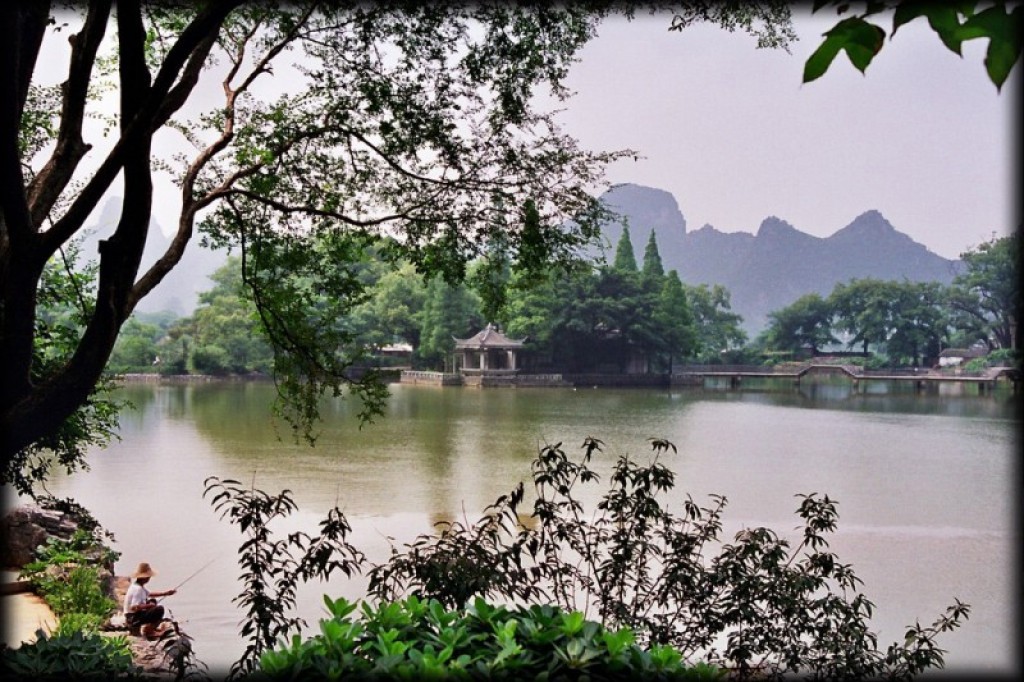 We visited Yangshuo, just a short bus ride from Guillin.  The scenery here is beautiful - it was also the most touristy town we visited in China.  