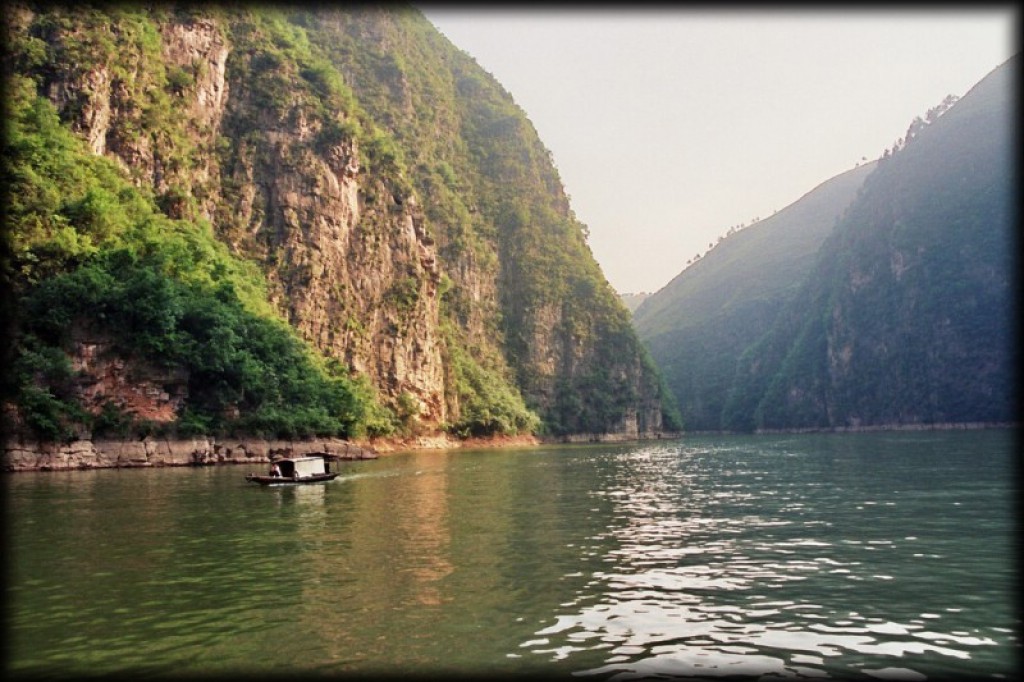 We took a cruise down the Yangtze river for a couple of days.  Although the boat we took left a little to be desired, the scenery was beautiful. 