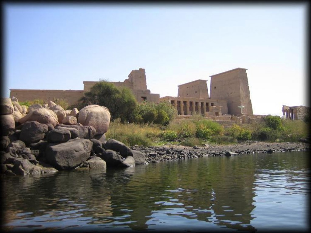 The outside of the Temple of Philae (The Isis Temple Complex)