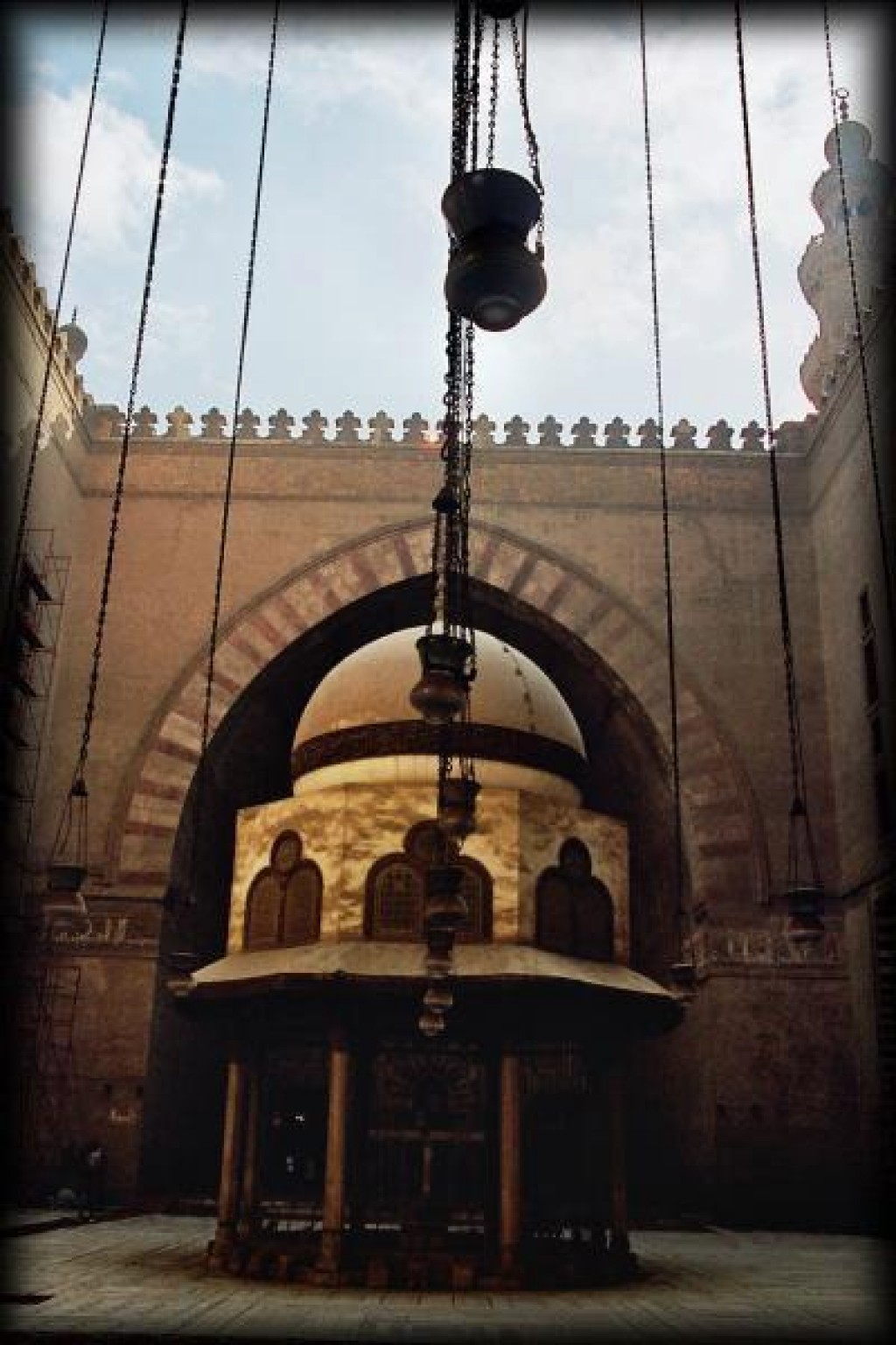 Inside the Madrasa of Sultan Hassan