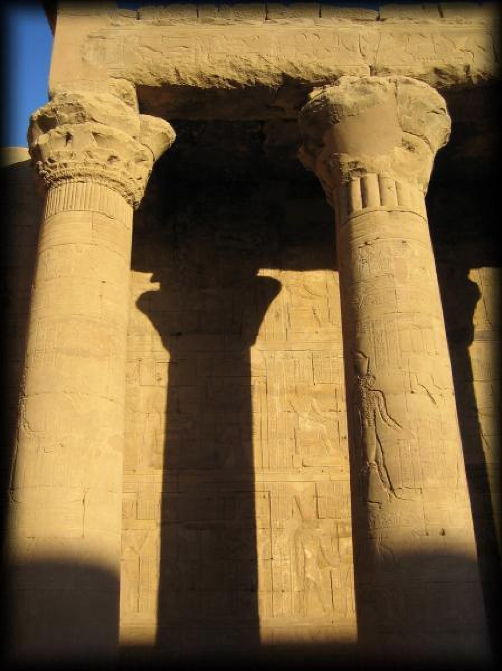 Between Aswan and Luxor is located the major Ptolemaic temple of Edfu - the best preserved major temple in Egypt. The temple is dedicated to the falcon god Horus and was built over a 180-year period from 237 BC to 57 BC. 
