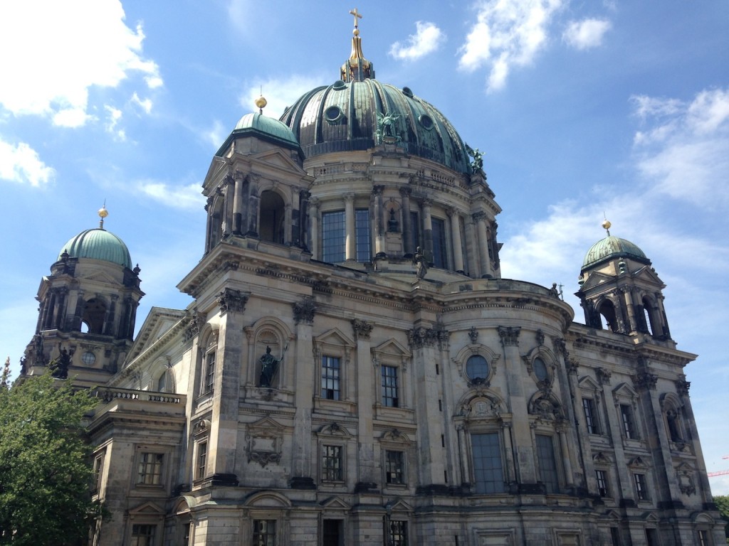 The Dom, or Berlin Cathedral, looked right over our hotel.