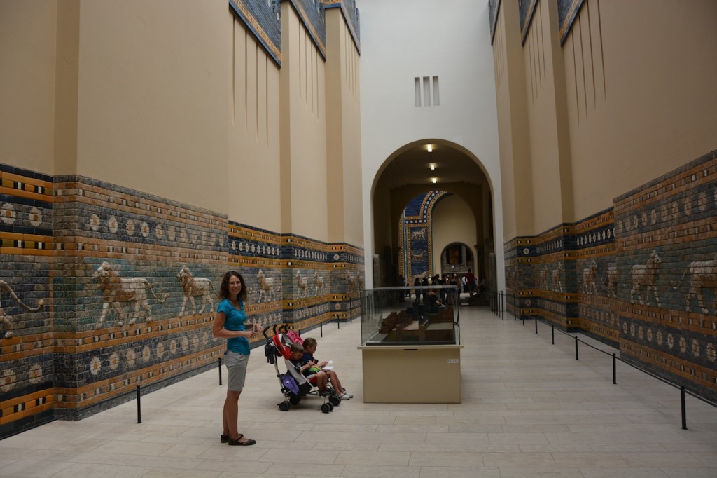 The Processional Way, leading to the Ishtar Gate
