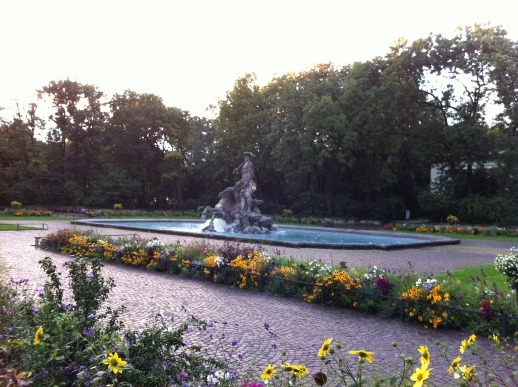 Fountain in the Botanical Garden
