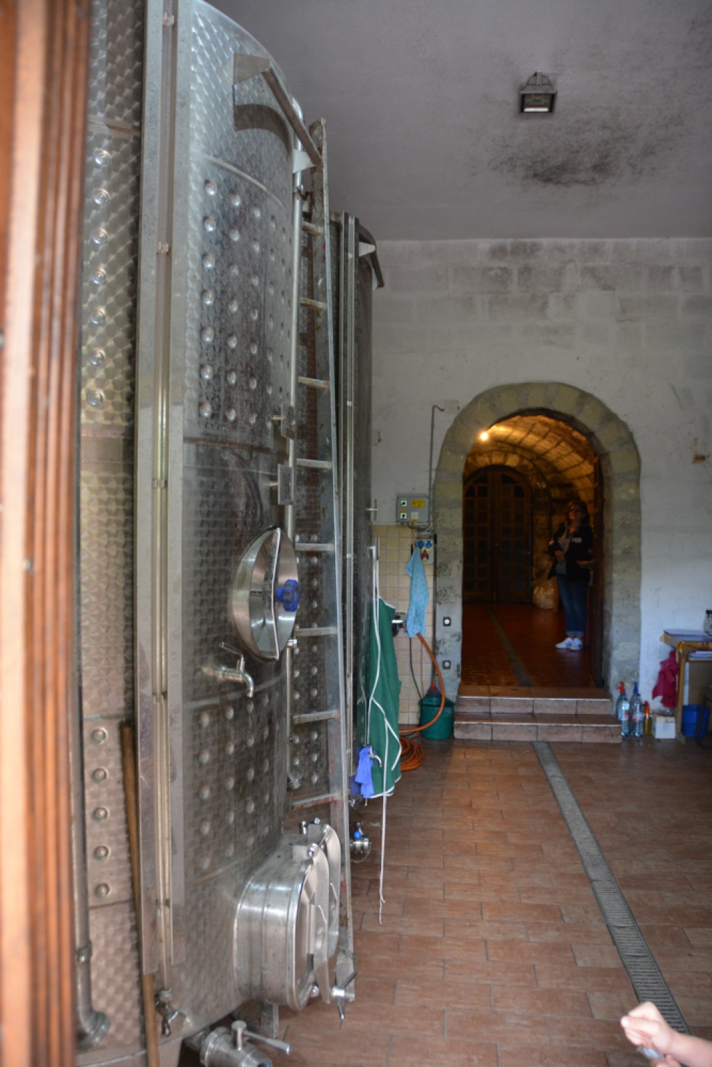 Inside one of the more refined wineries