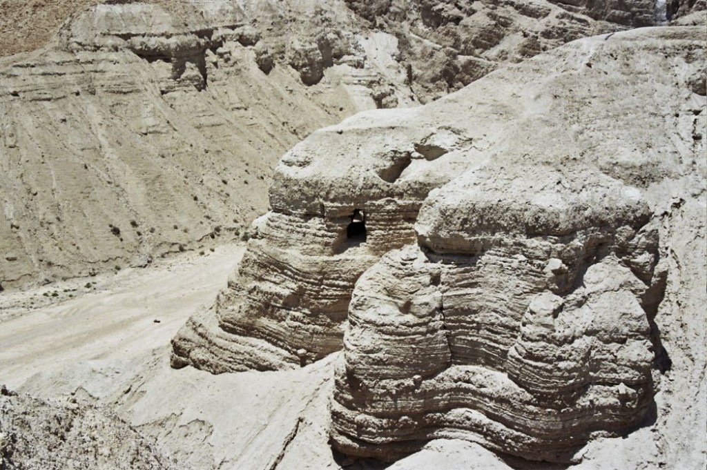 We visited Qumran National Park, where the Dead Sea Scrolls were found, in a cave.