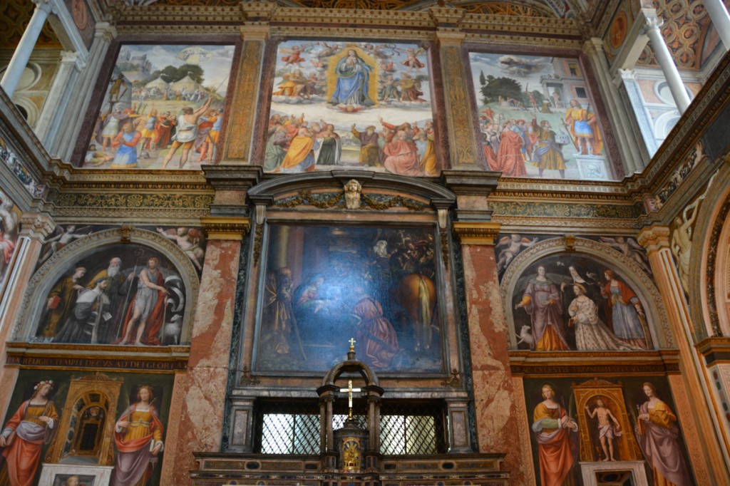 The inside of the San Maurizio al Monastero Maggiore