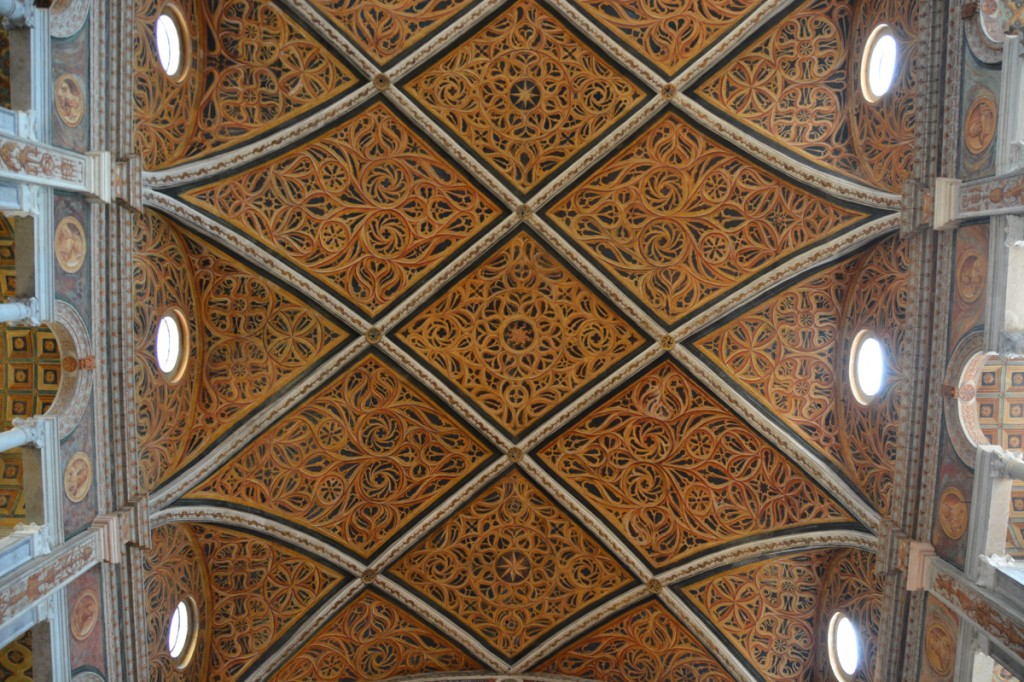 Beautiful ceiling of the San Maurizio al Monastero Maggiore