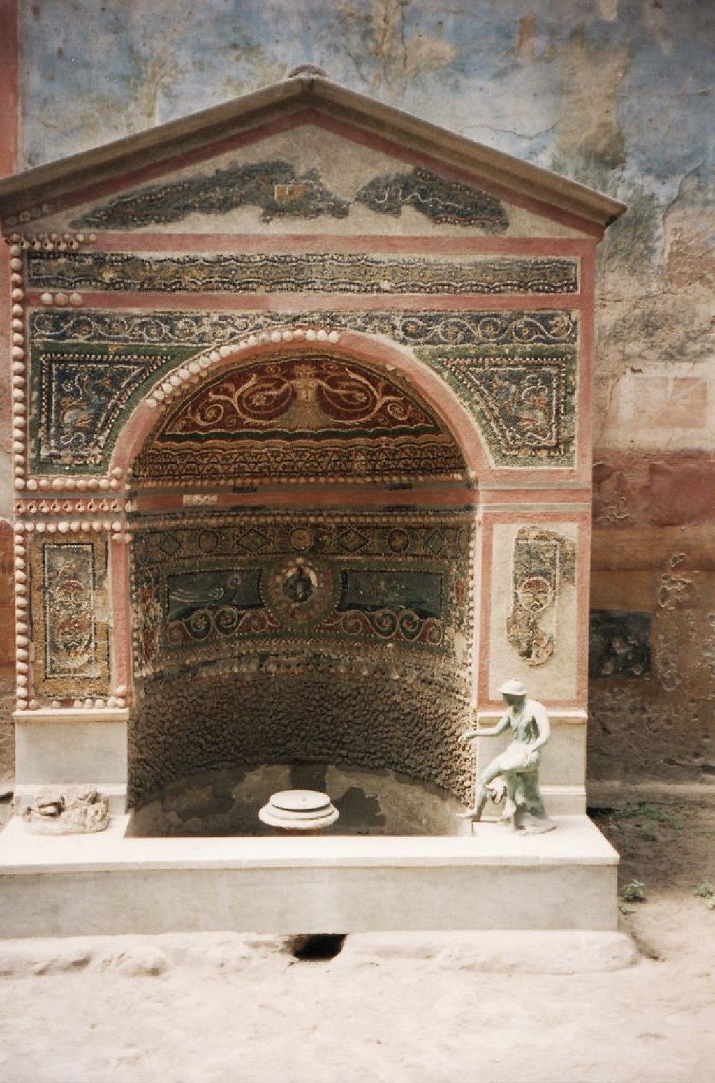 Ruins of a fountain at Casa Dei Vettii