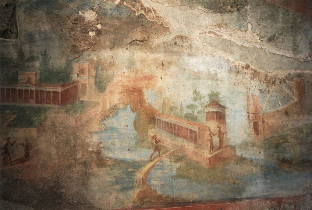 Frescoes on the wall of Casa Dei Vettii