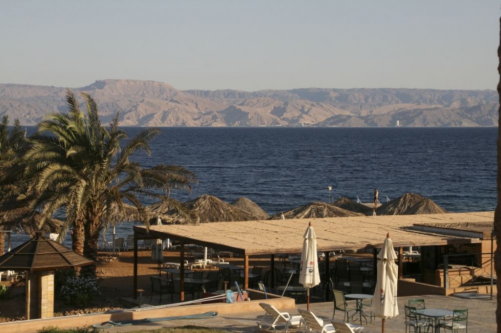 Aqaba is next to Eilat, and has some great sea views, and good snorkelling.  It isn't as built up as on the Israeli side though, and many resorts are still being built.