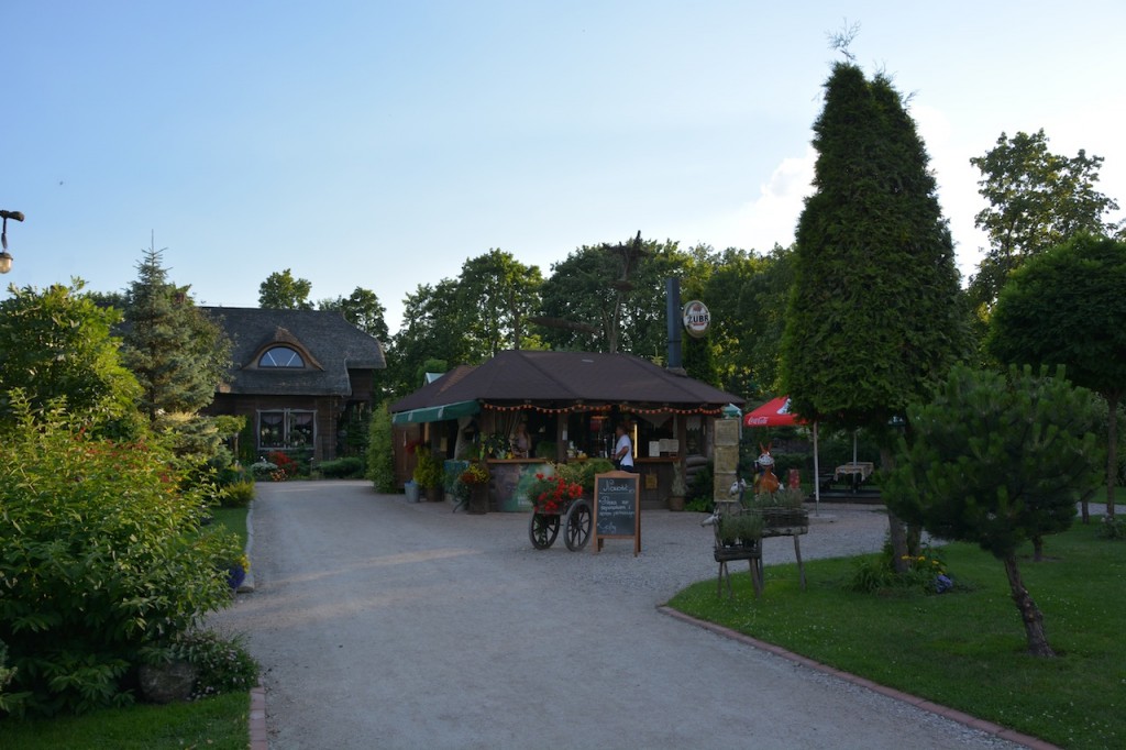 We stopped in the town of Augustow, Poland on our way to, and back from, Lithuania. It was more out of geographical convenience, but we did find an amazing playground/restaurant that we all loved.