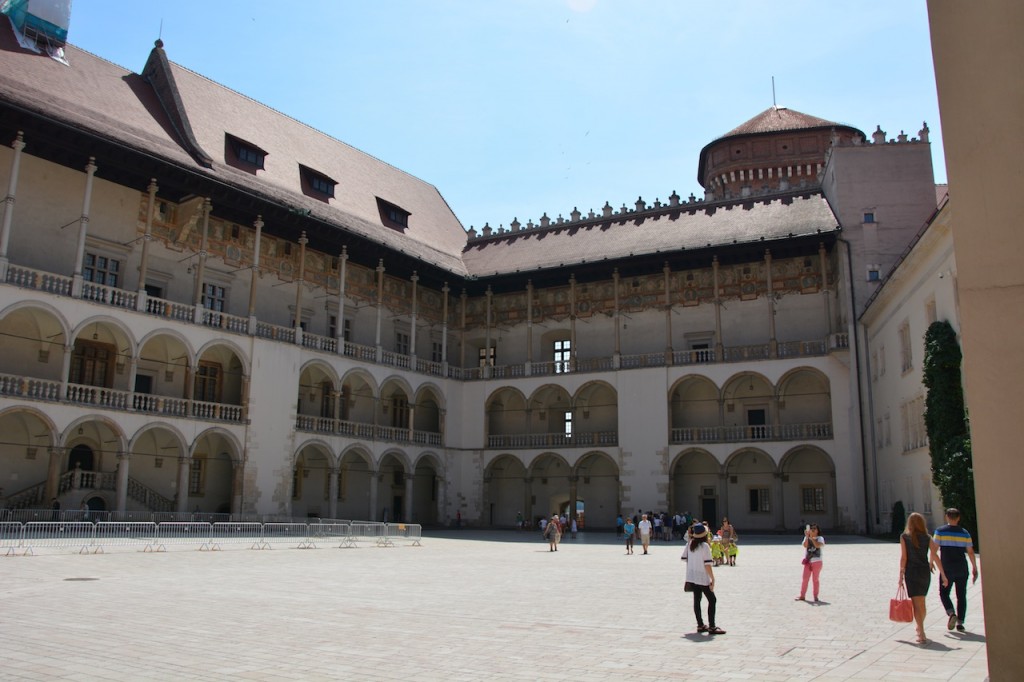 Courtyard inside the castle