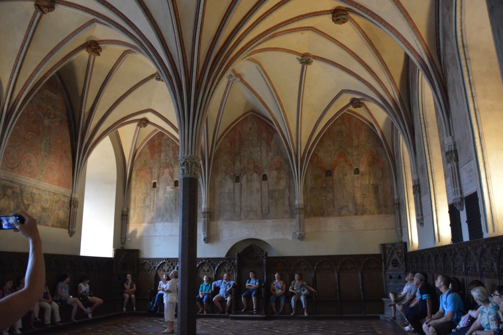 Malbork Castle is the largest castle in the world, as measured by surface area.  The accessible parts of the castle are significantly smaller, however, so don't be overwhelmed by the statistic. We really enjoyed exploring the castle - especially once we gave up on following the map.