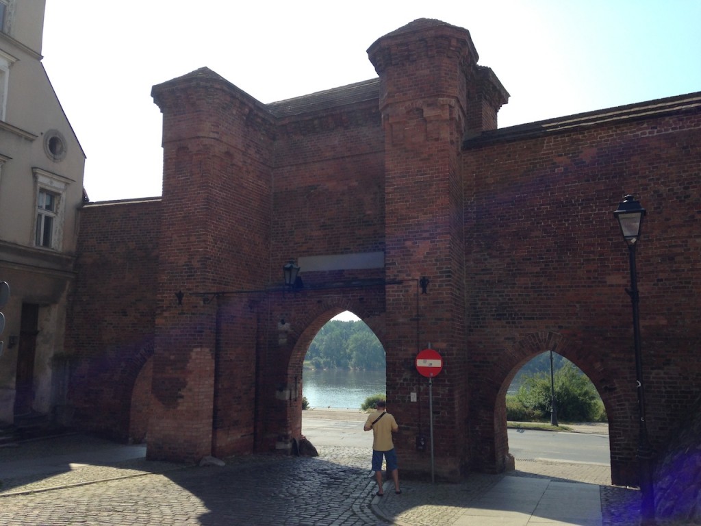 Monastery Gate and Visla River behind
