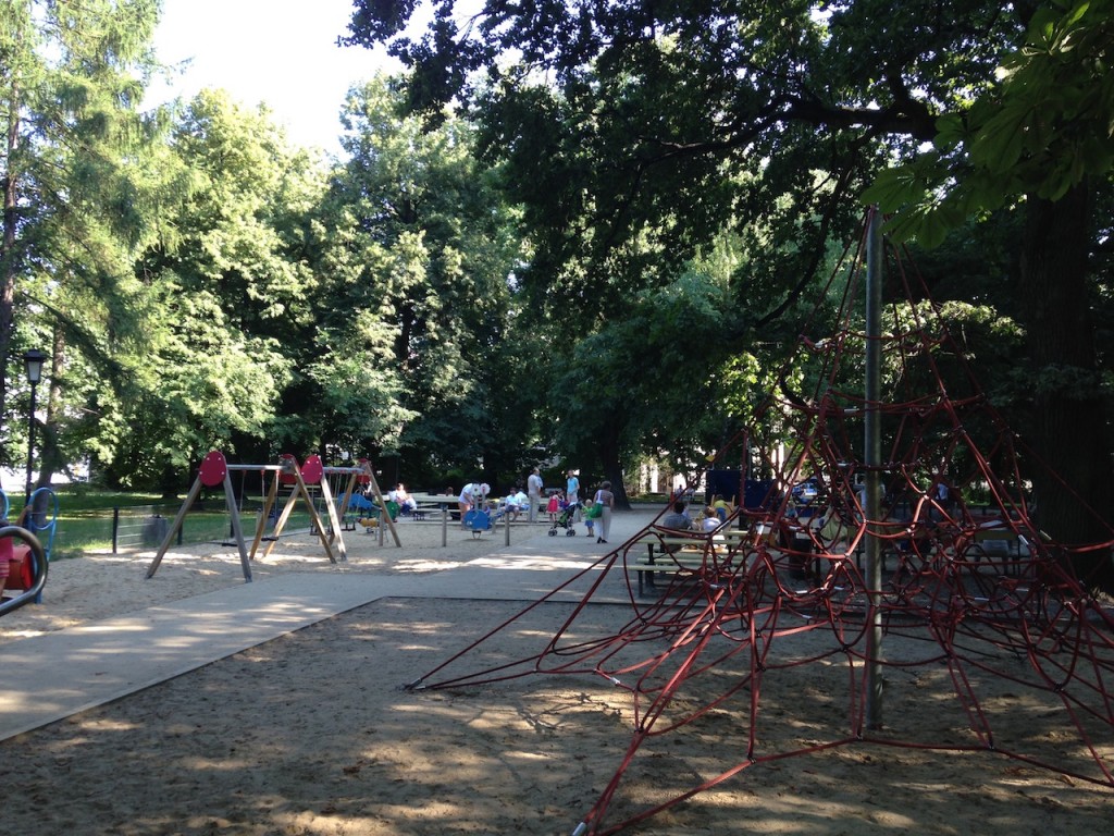 Fantastic playground in Ogród Saski. Our kids were in heaven!
