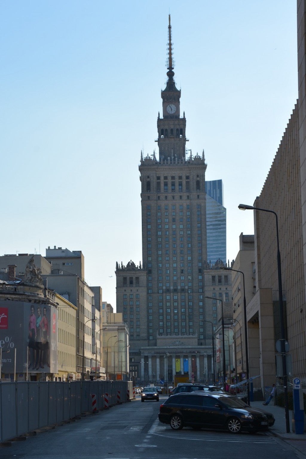 View of the Palace of Culture and Science