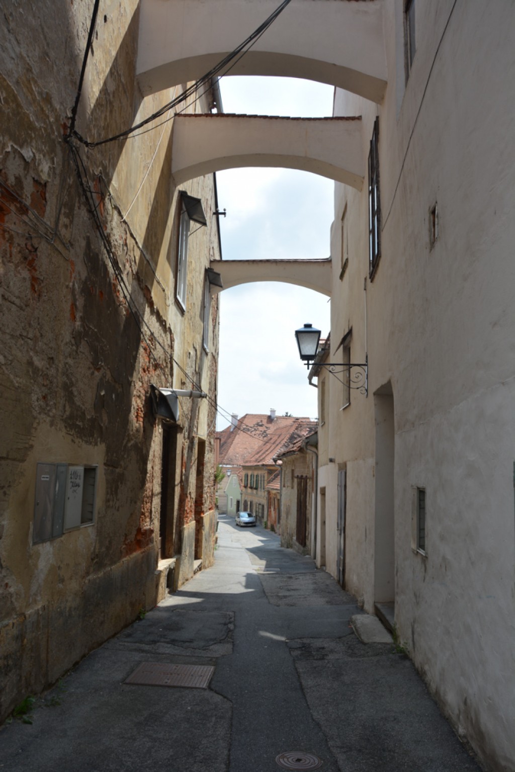 Ptuj is the oldest town in Slovenia and we really enjoyed wandering around the castle and the old city streets.  Lots of beautiful color architecture.