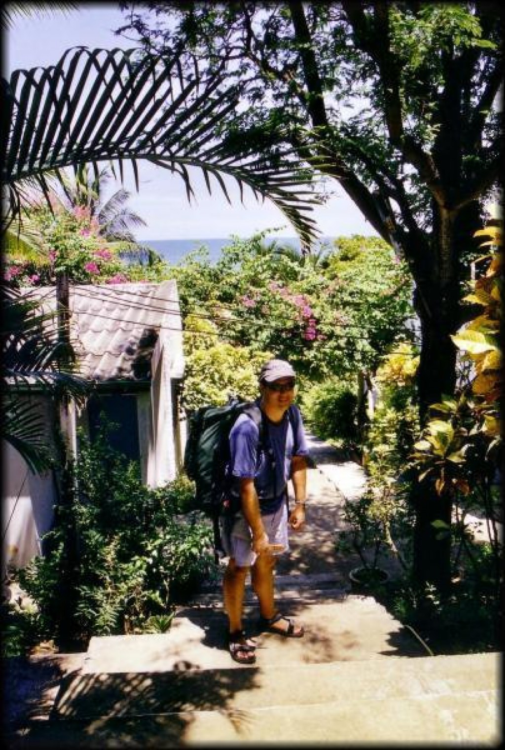 The walk down from our room in Dome Bungalows.