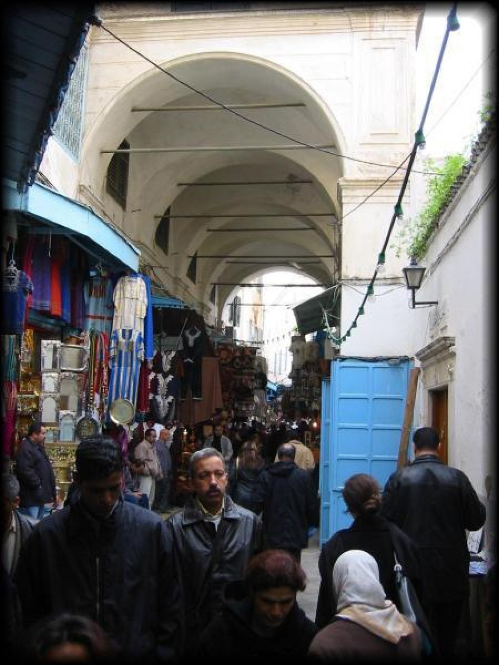 This is just inside the Medina from the gate.