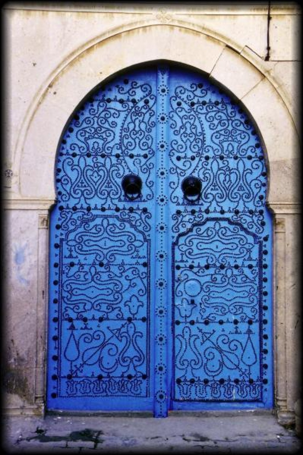 Tunisia is known for it's intricately carved doors.  The door is often the centerpiece of the house.