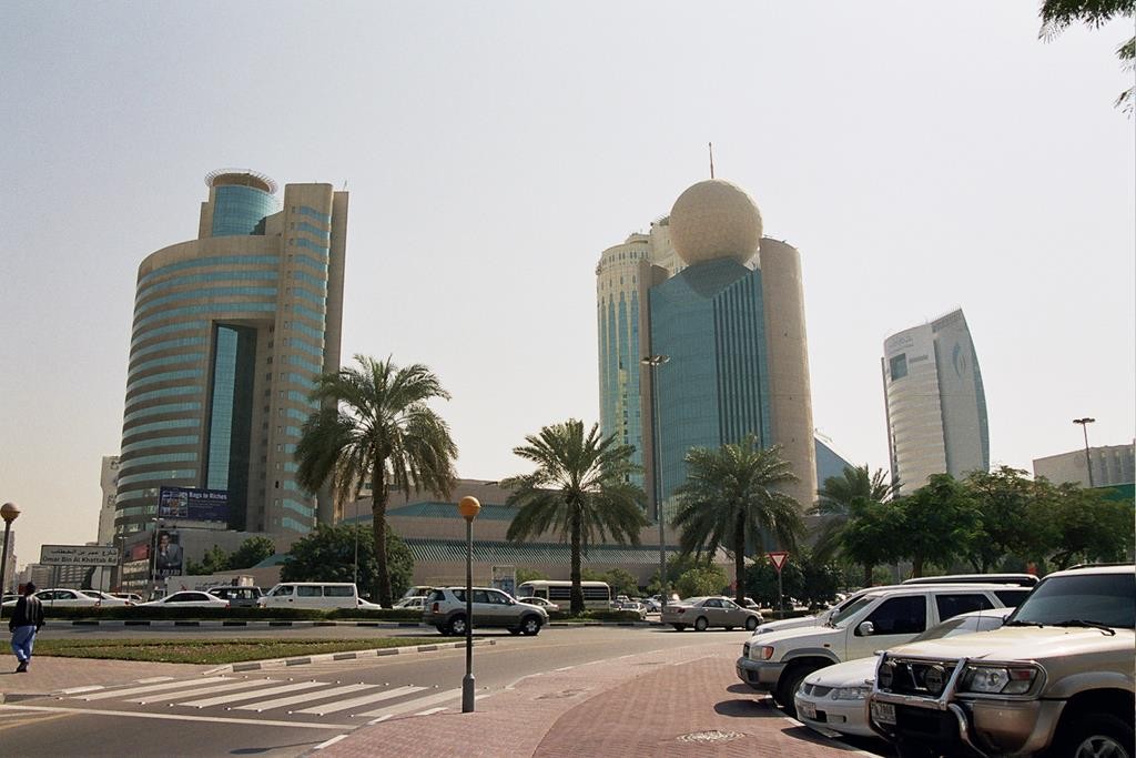Modern buildings in Deira.  (Can someone help us by identifying them? )