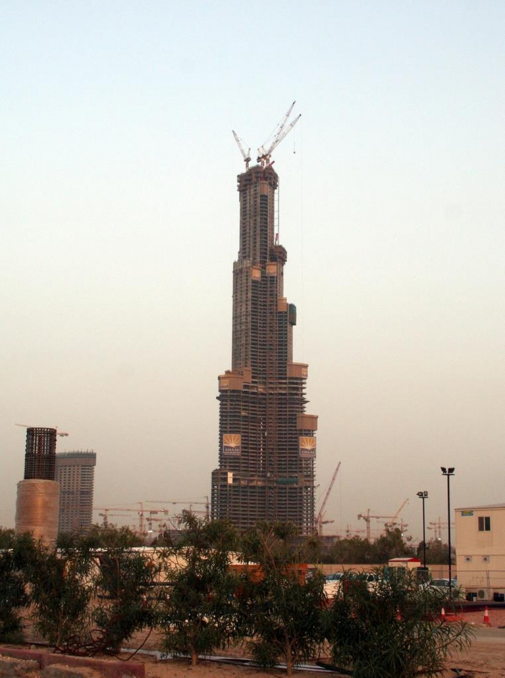 Burj Dubai.  When finished it will be the world's tallest building.