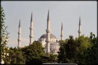 The Blue Mosque seen from the outside