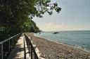 Boardwalk to get out to the snorkeling site