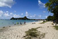 Public Beach close to Gros Islet