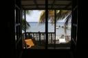 View from the porch of our hotel, the Picard Beach Cottages