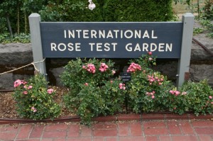 Entry to the Rose Test Garden