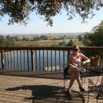 View from the patio at Everett Ridge Winery