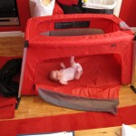 Trying out the Phil & Teds Traveler (Travel Cot) at home