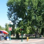 Food for sale in the Santa Fe Plaza