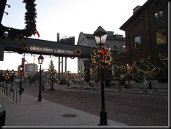 The Distillery District - all decked out for the holidays!