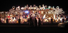 Robeiro family Christmas lights, Novato, CA