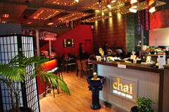Interior of Chai, South East Asian Cuisine, Napier, New Zealand