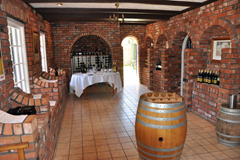 Inside the tasting room at Brookfields Vineyards, Hawke's Bay, New Zealand