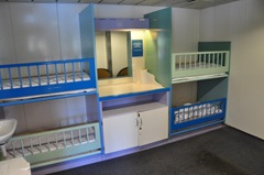 Nursery and changing station on the Interislander Ferry