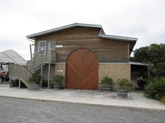 The tasting room/cellar door at Te Whare Ra - a family owned winery in Marlborough.