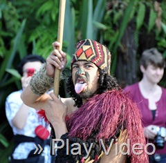 Maori Opening Ceremonies at Tamaki Village - cick for video!