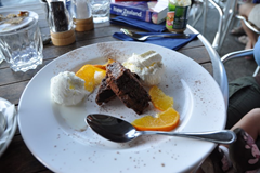 The Chocolate Torte made a pleasant enough ending to our dinner at The Reef Seafood Restaurant & Bar