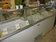 Fruta offers lots of flavors of their delicious ice cream - from the traditional to the more adventurous.