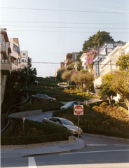 It's crazy enough driving down windy Lombard Street in San Francisco.  Now, just imagine what luging down it would be like!
