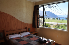 Our room at the YHA in Wanaka, New Zealand.  We found Kiwis hostels were clean and well-maintained.  We didn't feel out of place staying in them as a family traveling with a baby.  There were guests of all ages.  