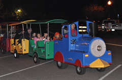 Train rides entertain the kids at the 2nd Annual Charlie Brown Christmas Tree Grove Lighting on Windsor Town Green.